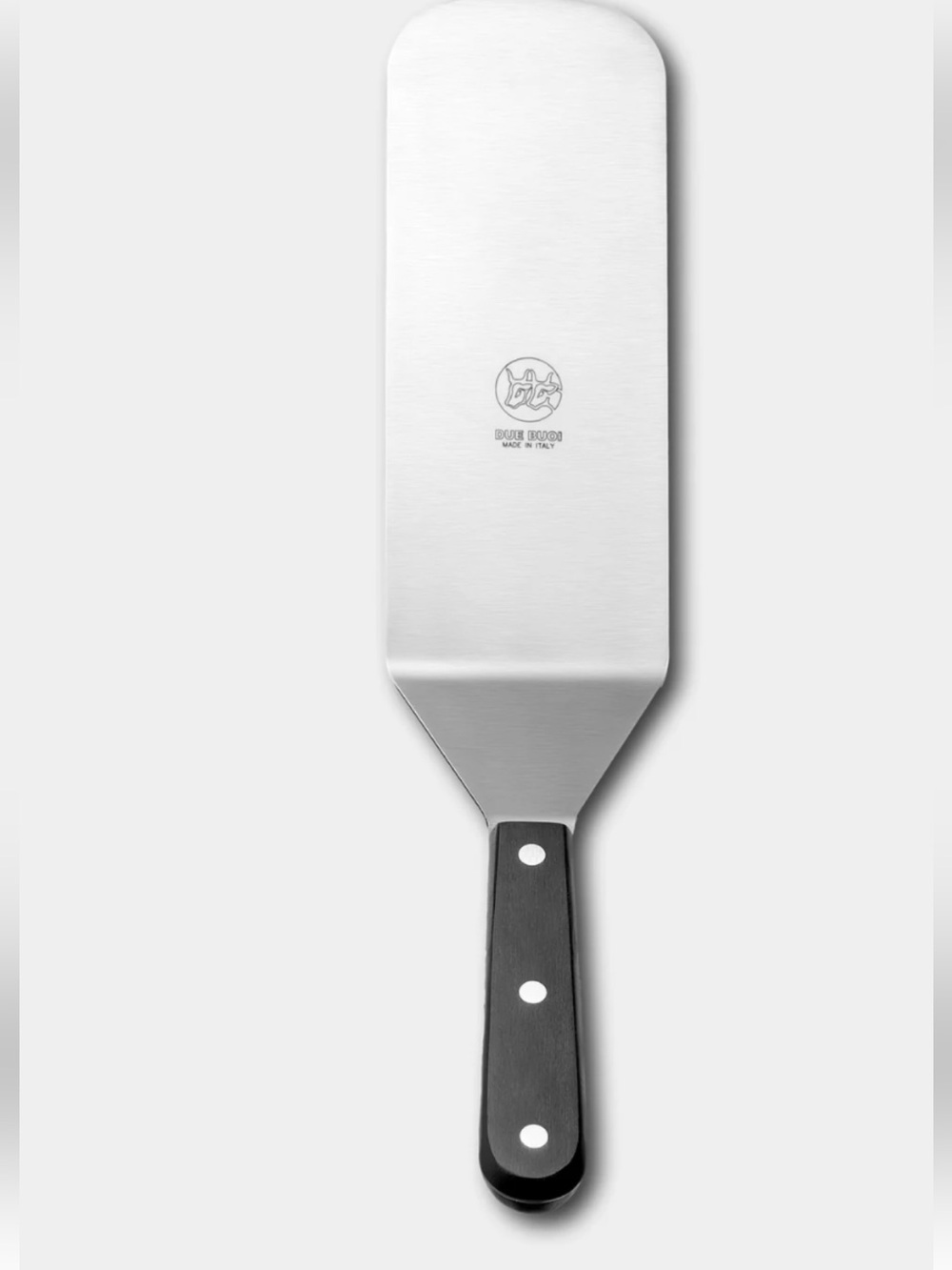 DUE BUOI Lasagne Spatula Black Technical Polymer Handle